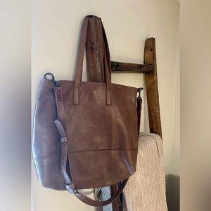 ABLE Abera Crossbody Tote- Brown